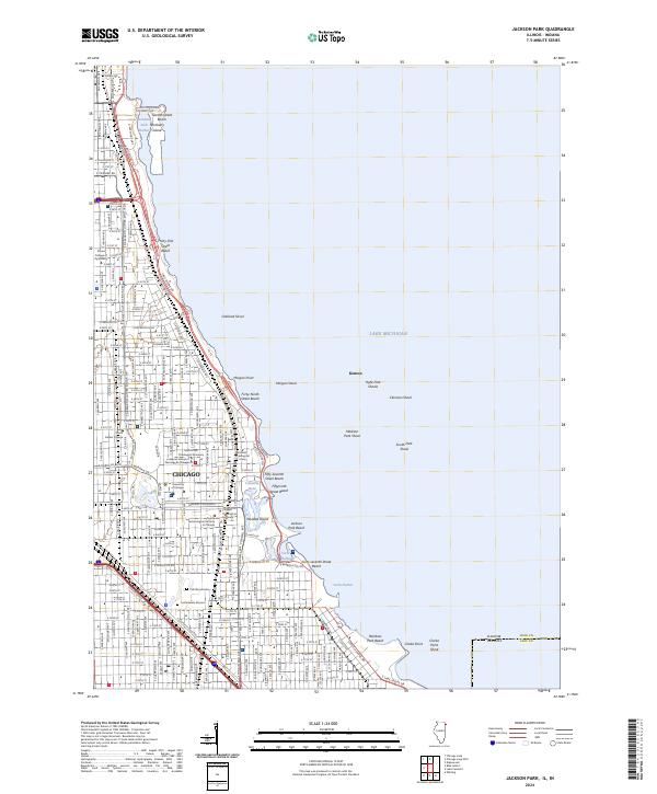 USGS Topographic Map – Jackson Park