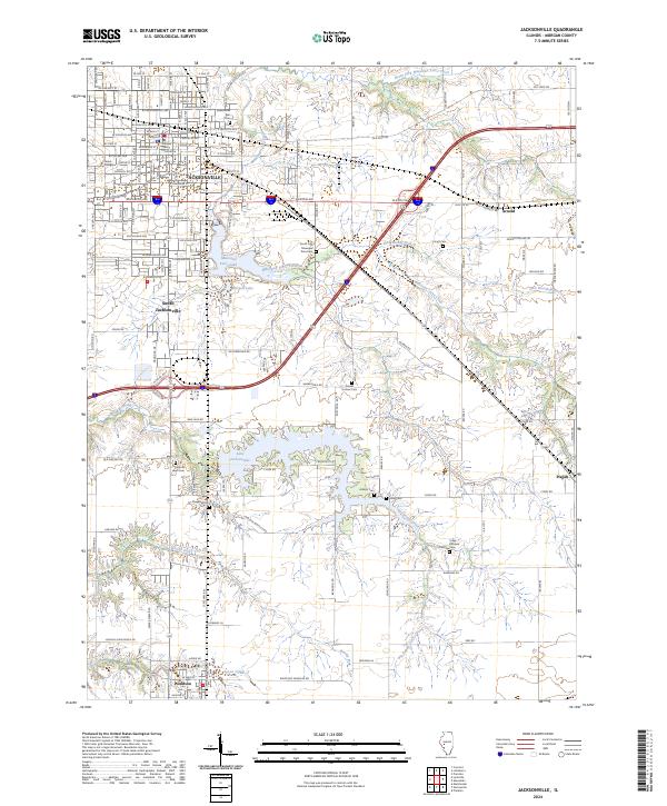 USGS Topographic Map – Jacksonville