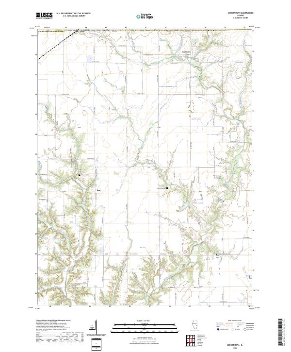USGS Topographic Map – Johnstown