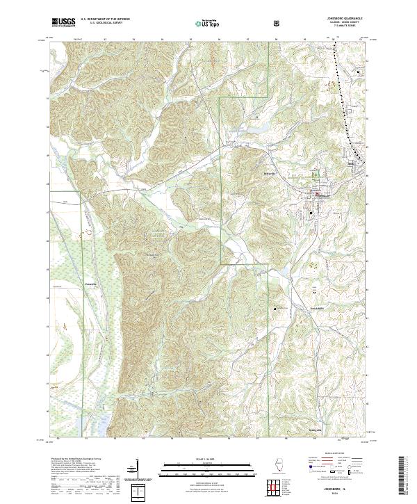 USGS Topographic Map – Jonesboro