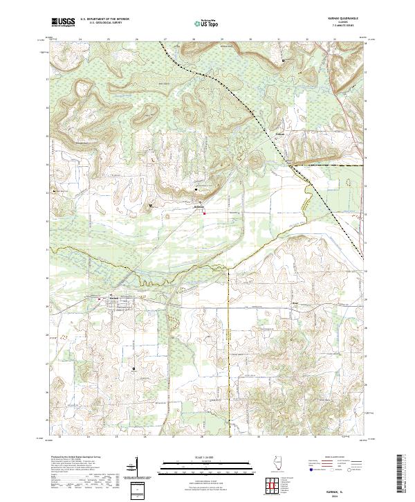 USGS Topographic Map – Karnak