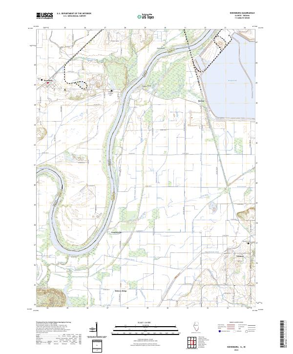 USGS Topographic Map – Keensburg