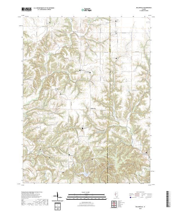 USGS Topographic Map – Kellerville