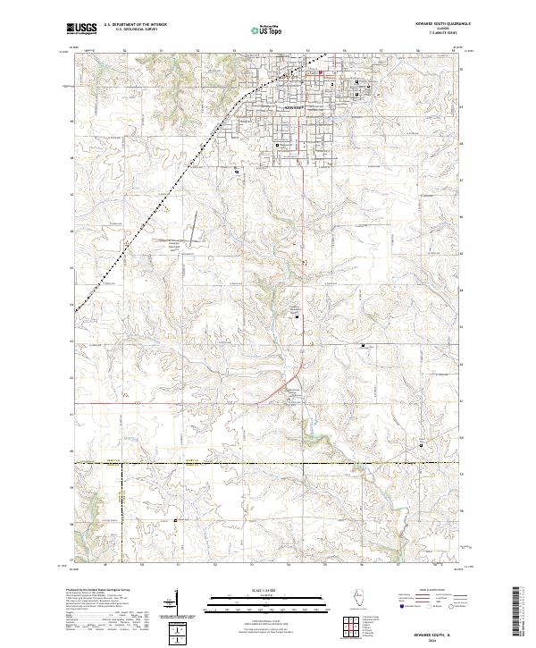 USGS Topographic Map – Kewanee South