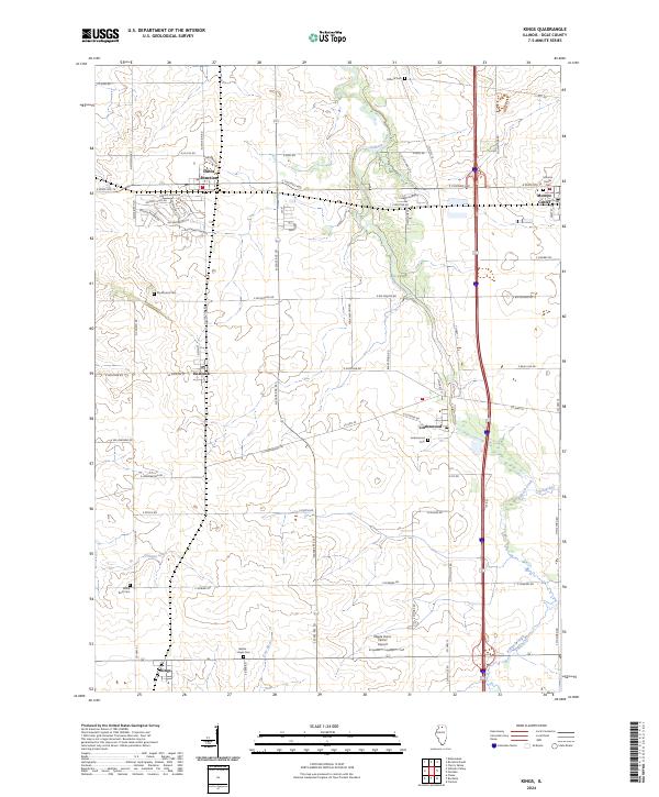 USGS Topographic Map – Kings