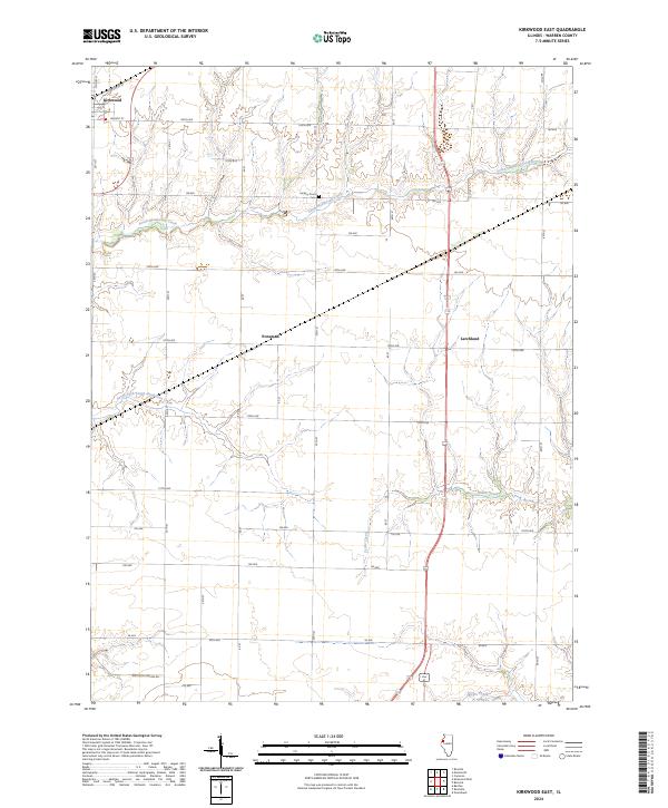 USGS Topographic Map – Kirkwood East