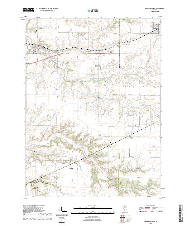 USGS Topographic Map – Kirkwood West