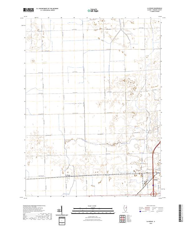 USGS Topographic Map – La Hogue