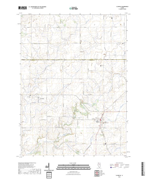 USGS Topographic Map – La Moille