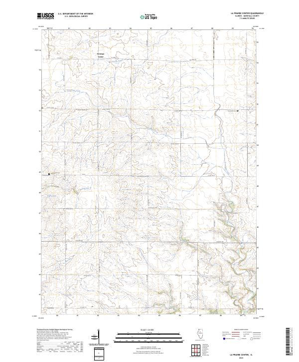 USGS Topographic Map – La Prairie Center
