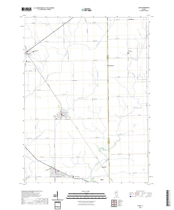 USGS Topographic Map – Ladd