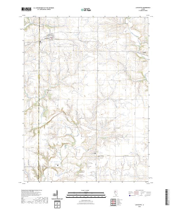 USGS Topographic Map – Lafayette