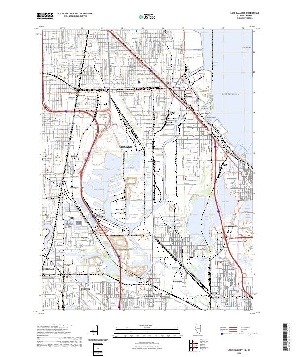 USGS Topographic Map – Lake Calumet