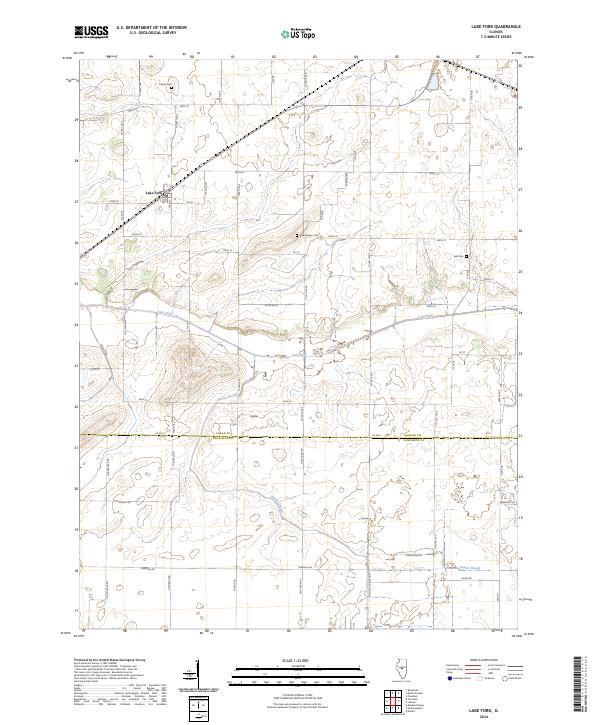 USGS Topographic Map – Lake Fork