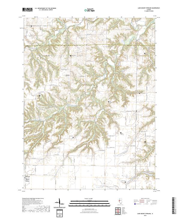 USGS Topographic Map – Lake Mount Sterling