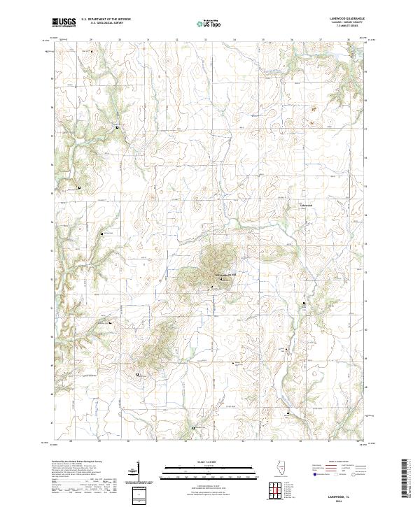 USGS Topographic Map – Lakewood
