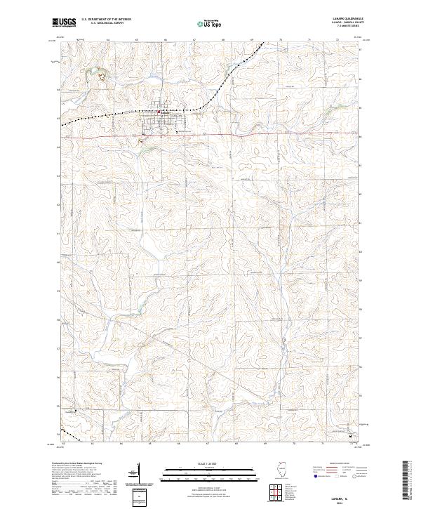 USGS Topographic Map – Lanark