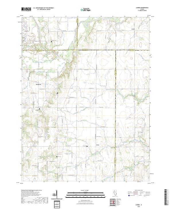 USGS Topographic Map – Landes