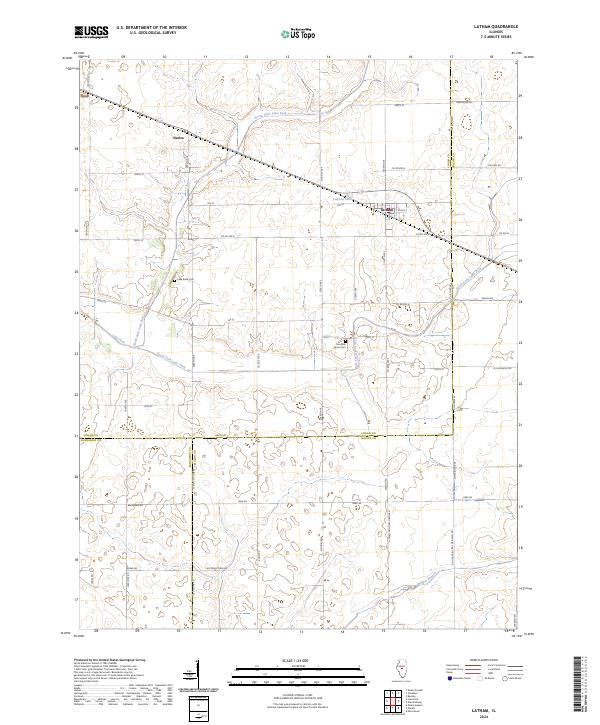 USGS Topographic Map – Latham