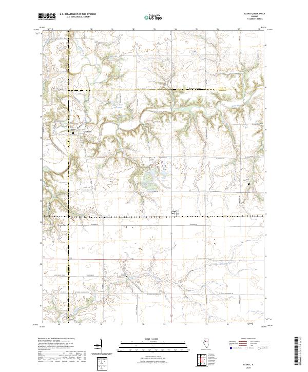 USGS Topographic Map – Laura