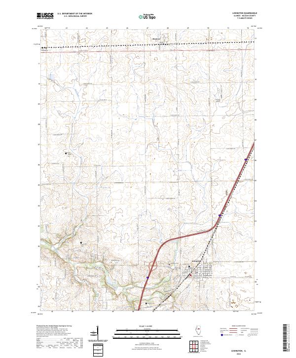USGS Topographic Map – Lexington