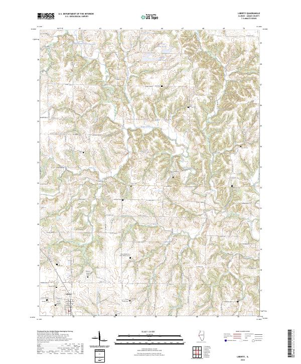 USGS Topographic Map – Liberty