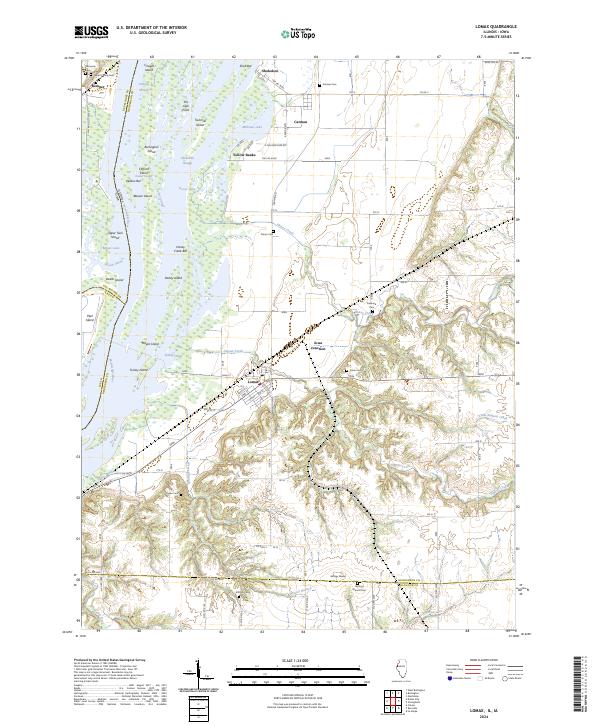 USGS Topographic Map – Lomax