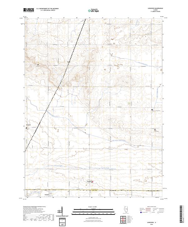 USGS Topographic Map – Longview