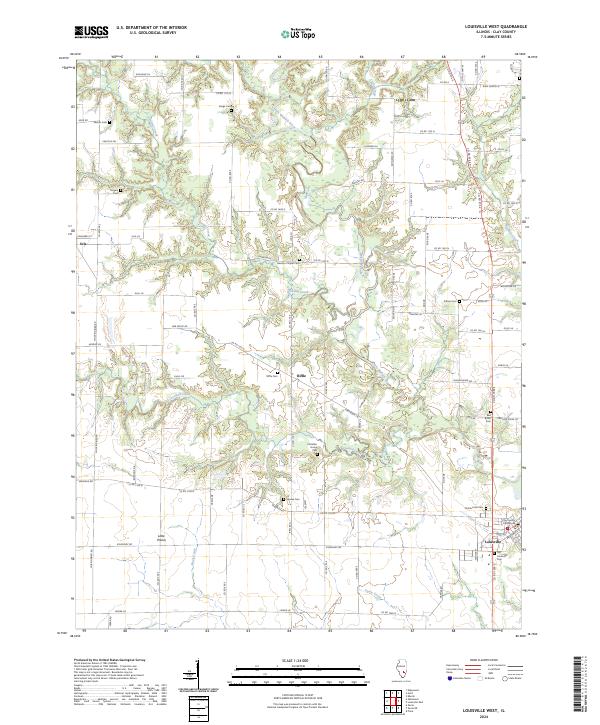 USGS Topographic Map – Louisville West