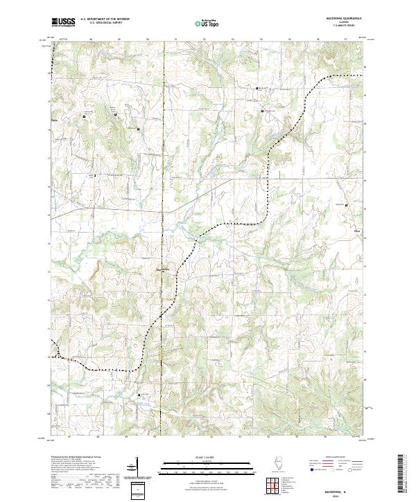 USGS Topographic Map – Macedonia