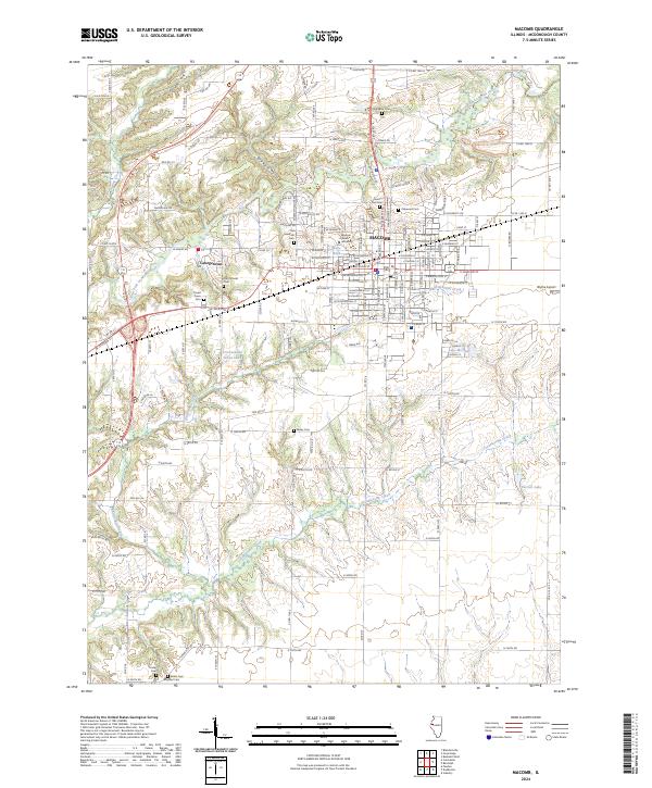 USGS Topographic Map – Macomb