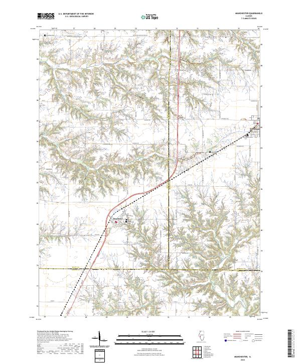 USGS Topographic Map – Manchester