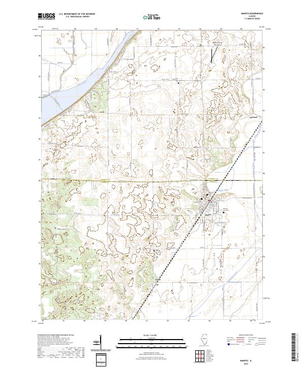 USGS Topographic Map – Manito