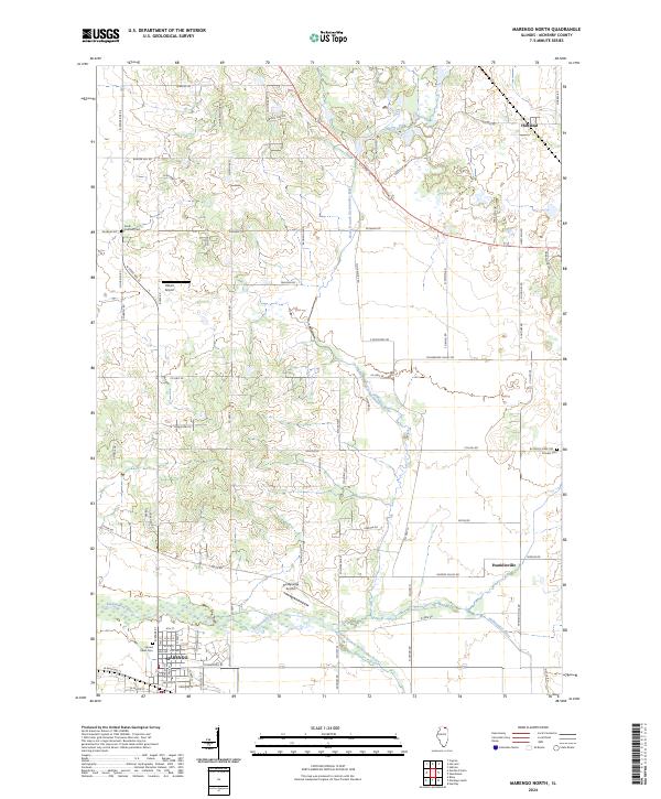 USGS Topographic Map – Marengo North