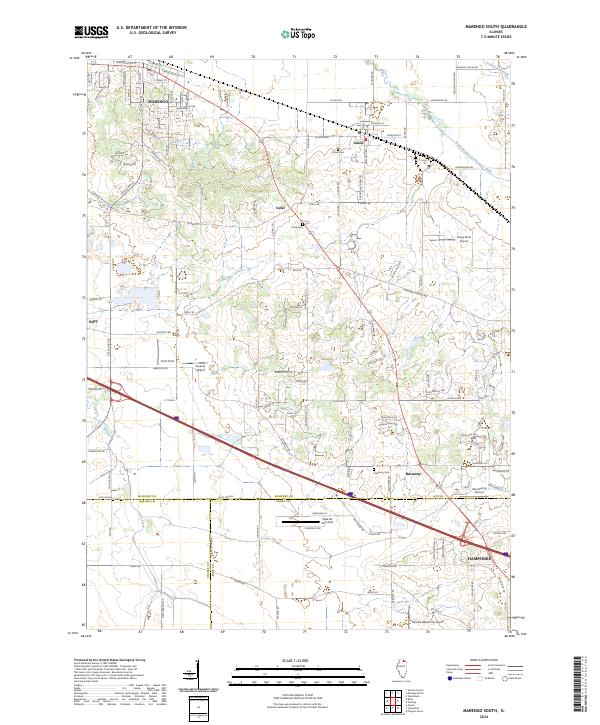 USGS Topographic Map – Marengo South