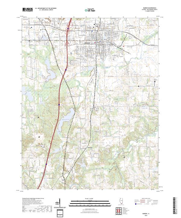 USGS Topographic Map – Marion