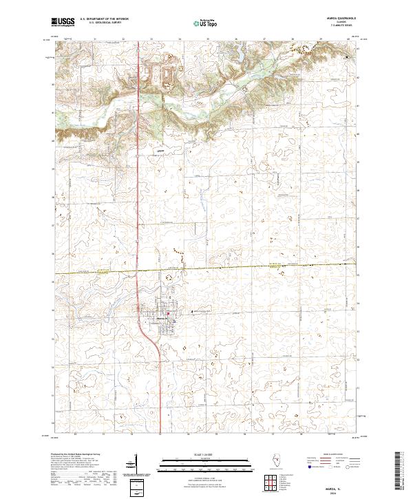 USGS Topographic Map – Maroa