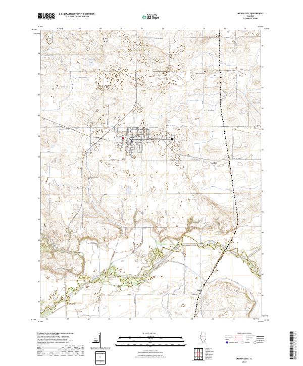 USGS Topographic Map – Mason City