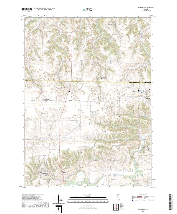 USGS Topographic Map – Matherville