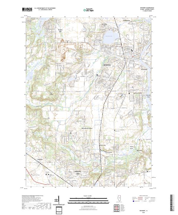 USGS Topographic Map – McHenry