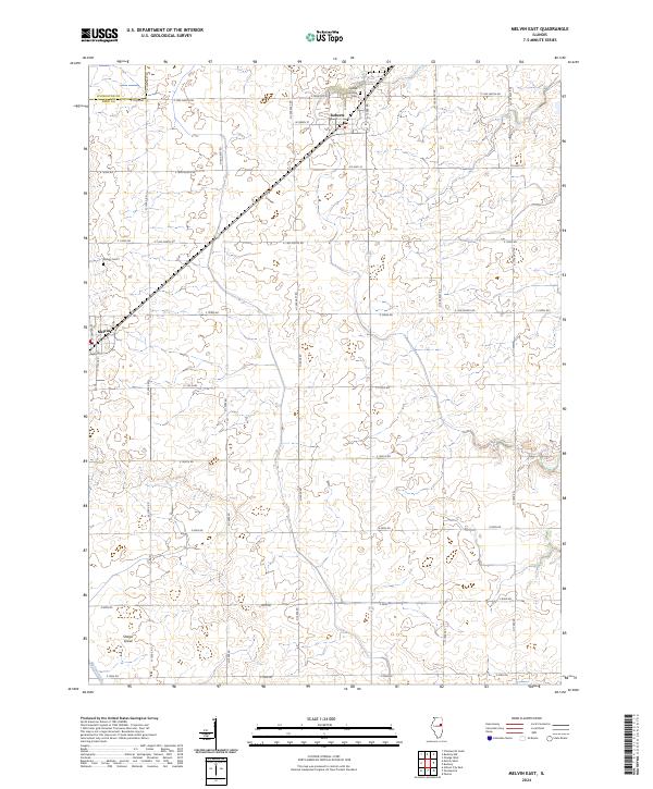 USGS Topographic Map – Melvin East