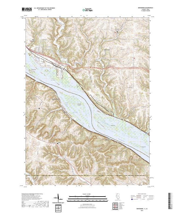 USGS Topographic Map – Menominee