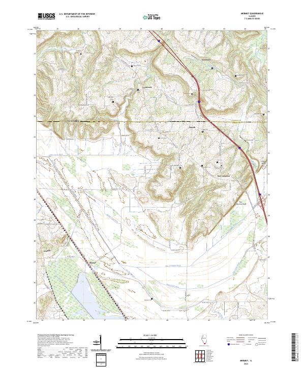 USGS Topographic Map – Mermet