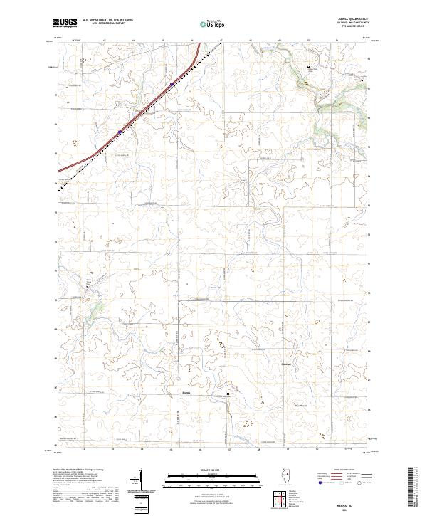 USGS Topographic Map – Merna