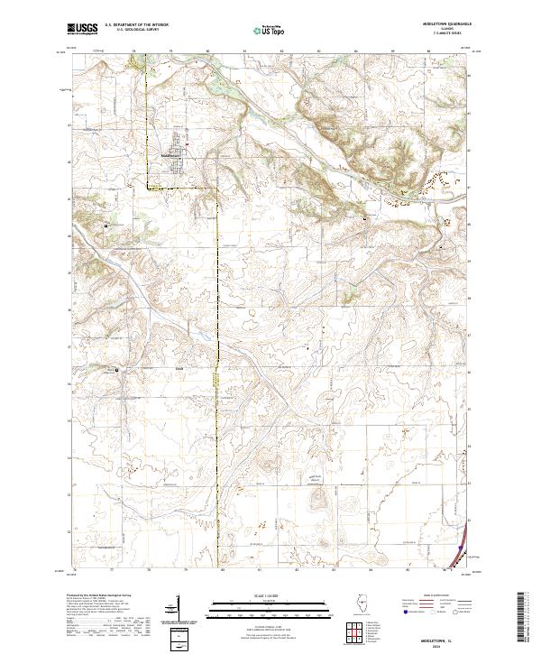 USGS Topographic Map – Middletown
