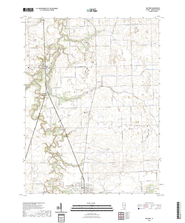USGS Topographic Map – Milford