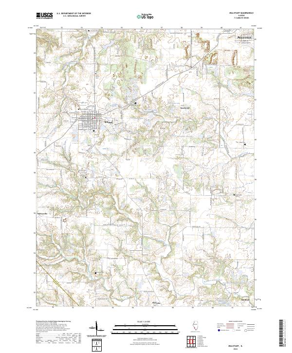 USGS Topographic Map – Millstadt