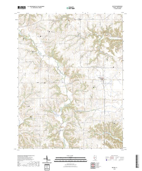 USGS Topographic Map – Milton