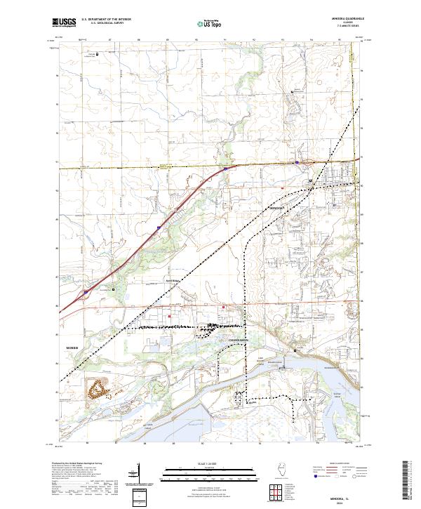 USGS Topographic Map – Minooka