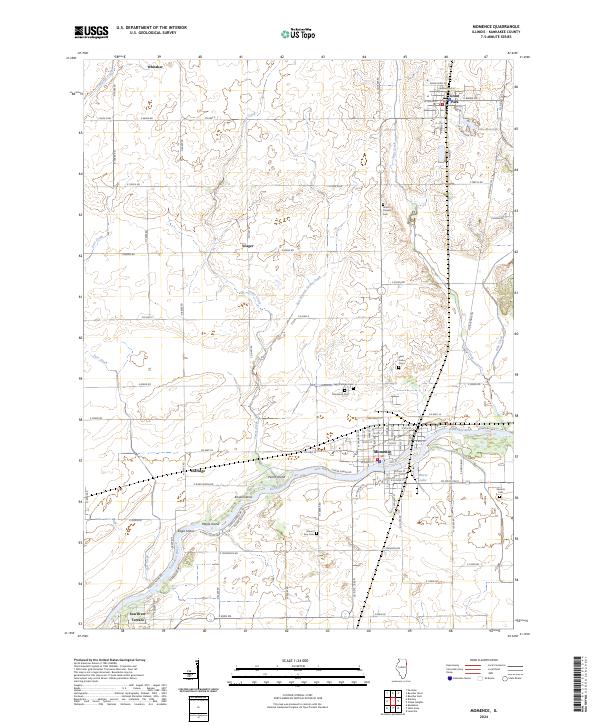 USGS Topographic Map – Momence